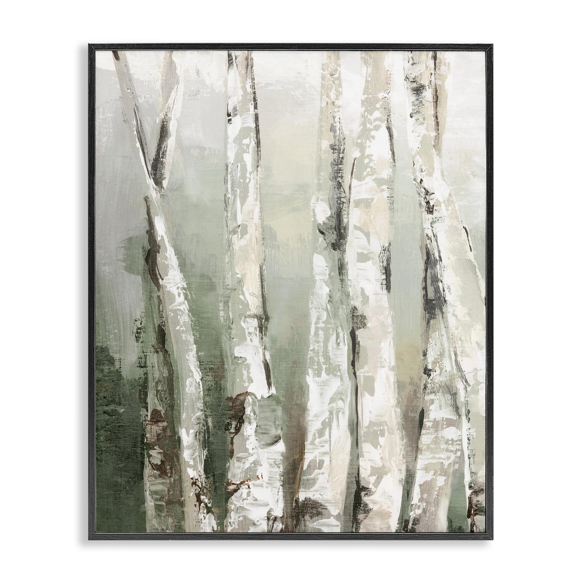Impression giclée haut de gamme forêt verte cadre Luna Mavis Stupell 35cm