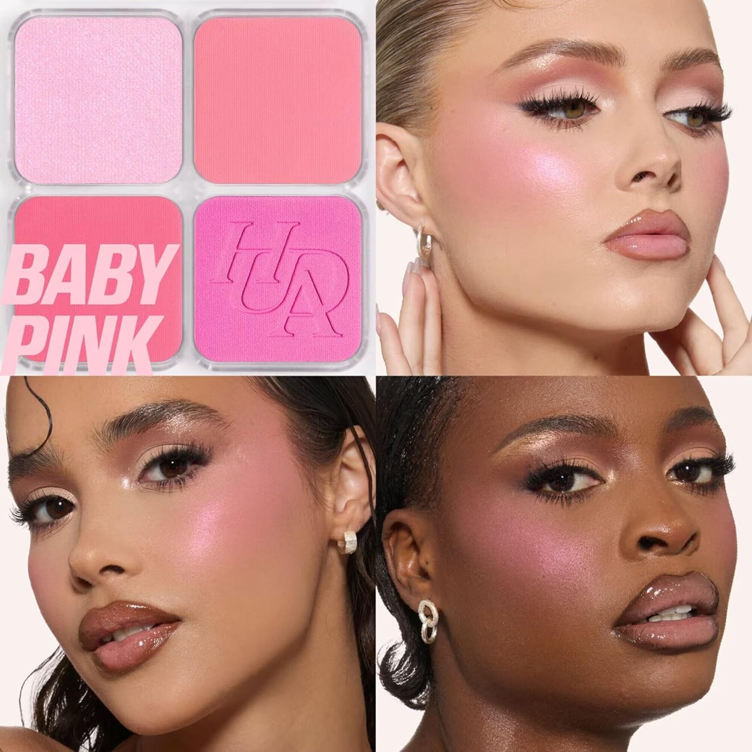 Huda Beauty Blush Filter Blurring Blushlighters Palette - Baby Pink - 7.5 g / 0.26 oz. LIMITED EDITION