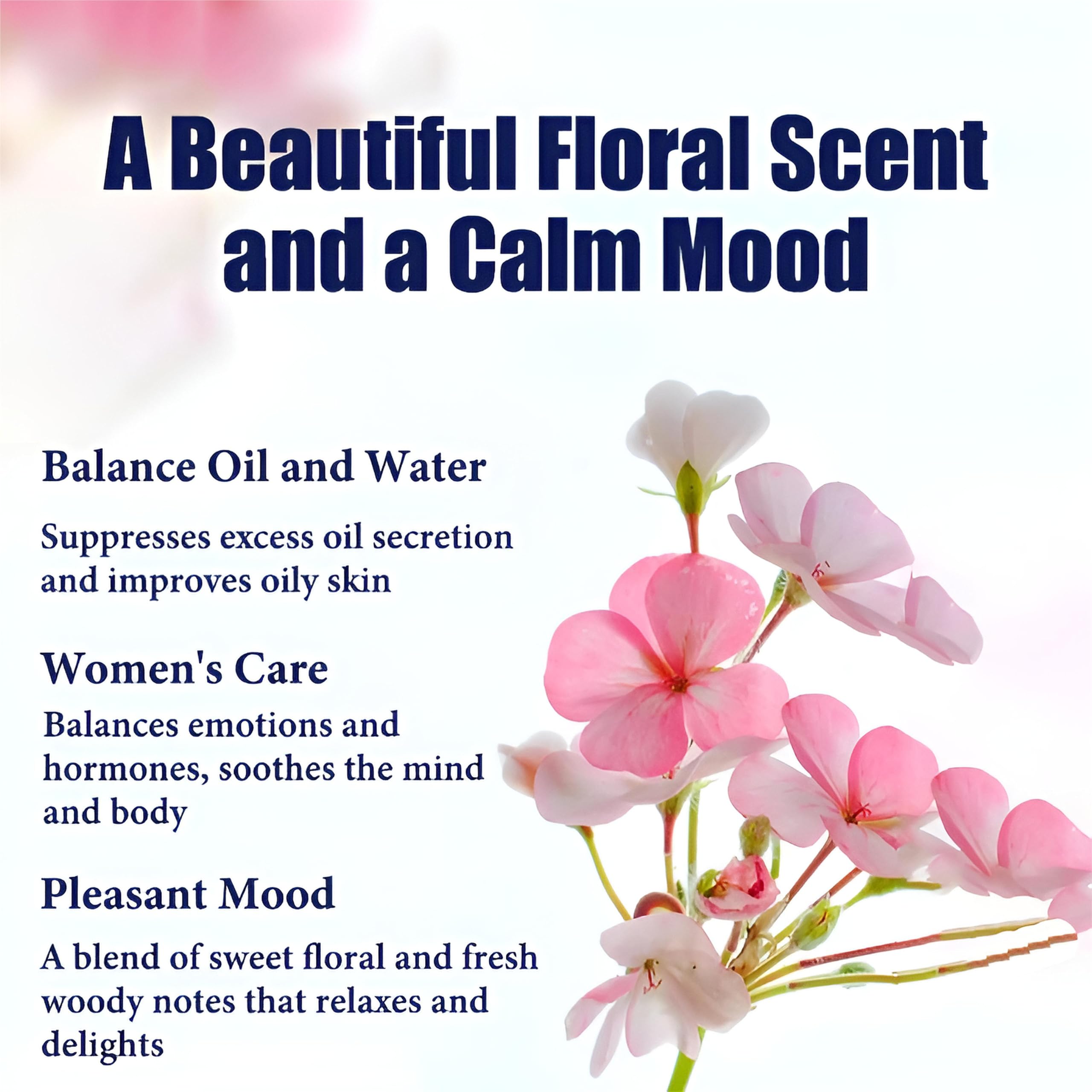 100% reines ätherisches Geranienöl für Aromatherapie, Diffusoren, Haut- und Haarpflege, Kerzen- und Seifenherstellung, hochwertiges Bio-Geranienöl in therapeutischer Qualität(500ml)