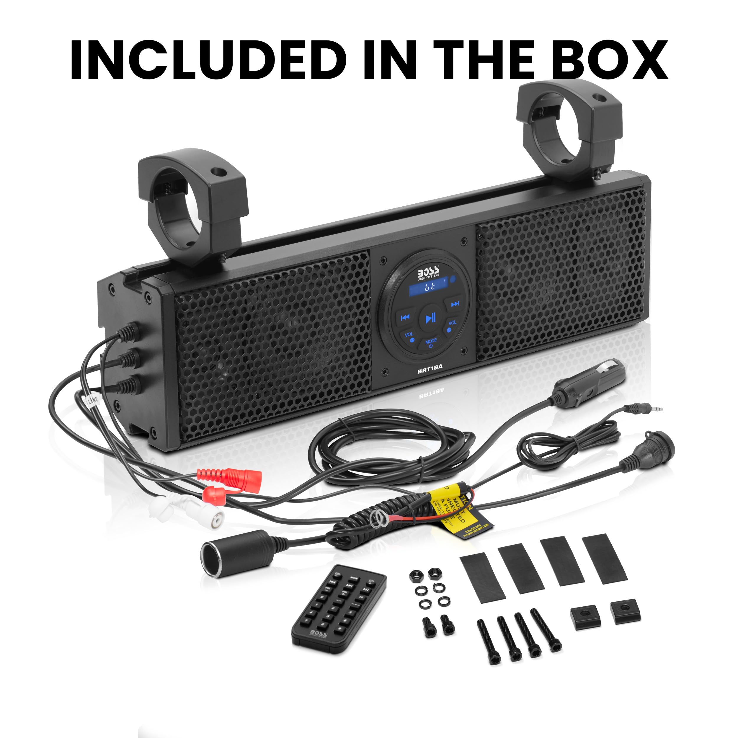サウンドバー BS-18B BOSS Audio Systems SB18BRGB ATV UTV Sound Bar System - 18