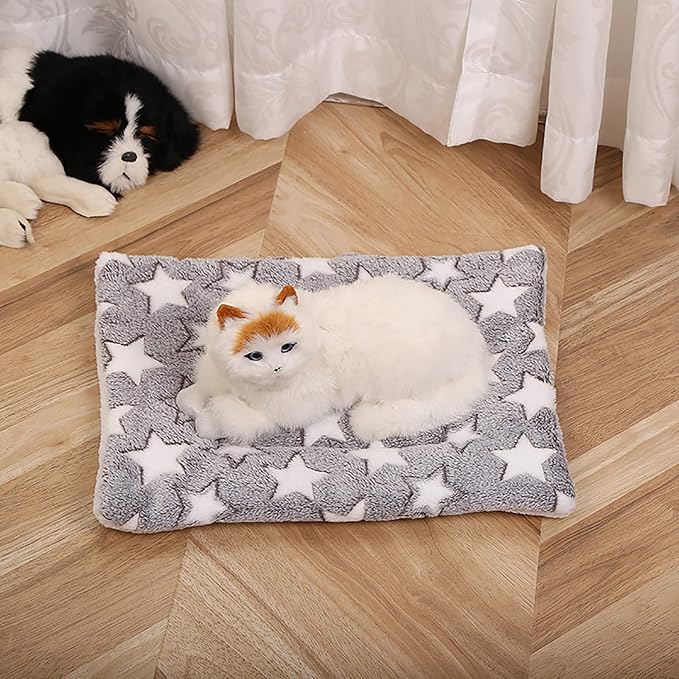 Cozy Calming Cat Blanket, Flannel Cushion for Pet Cozy