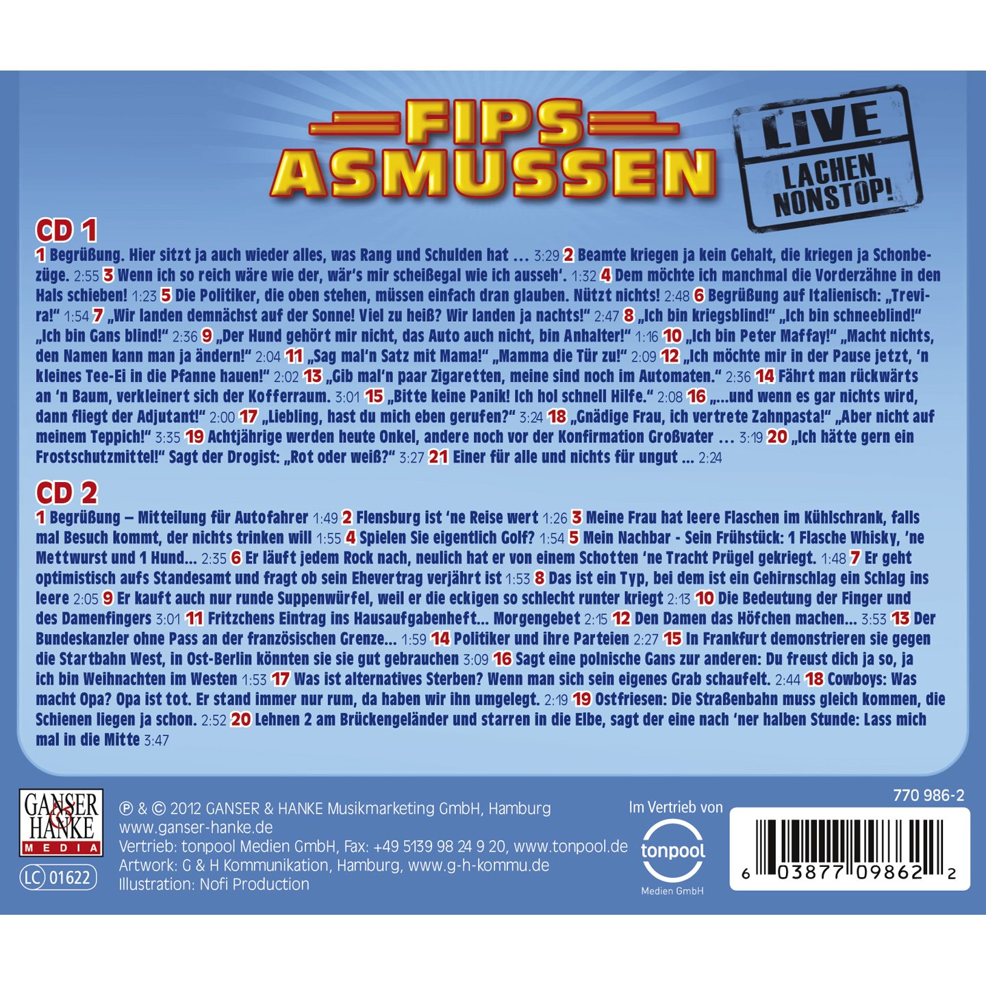 Fips Asmussen - Das Beste - Folge 2 - LIVE Lachen Nonstop!