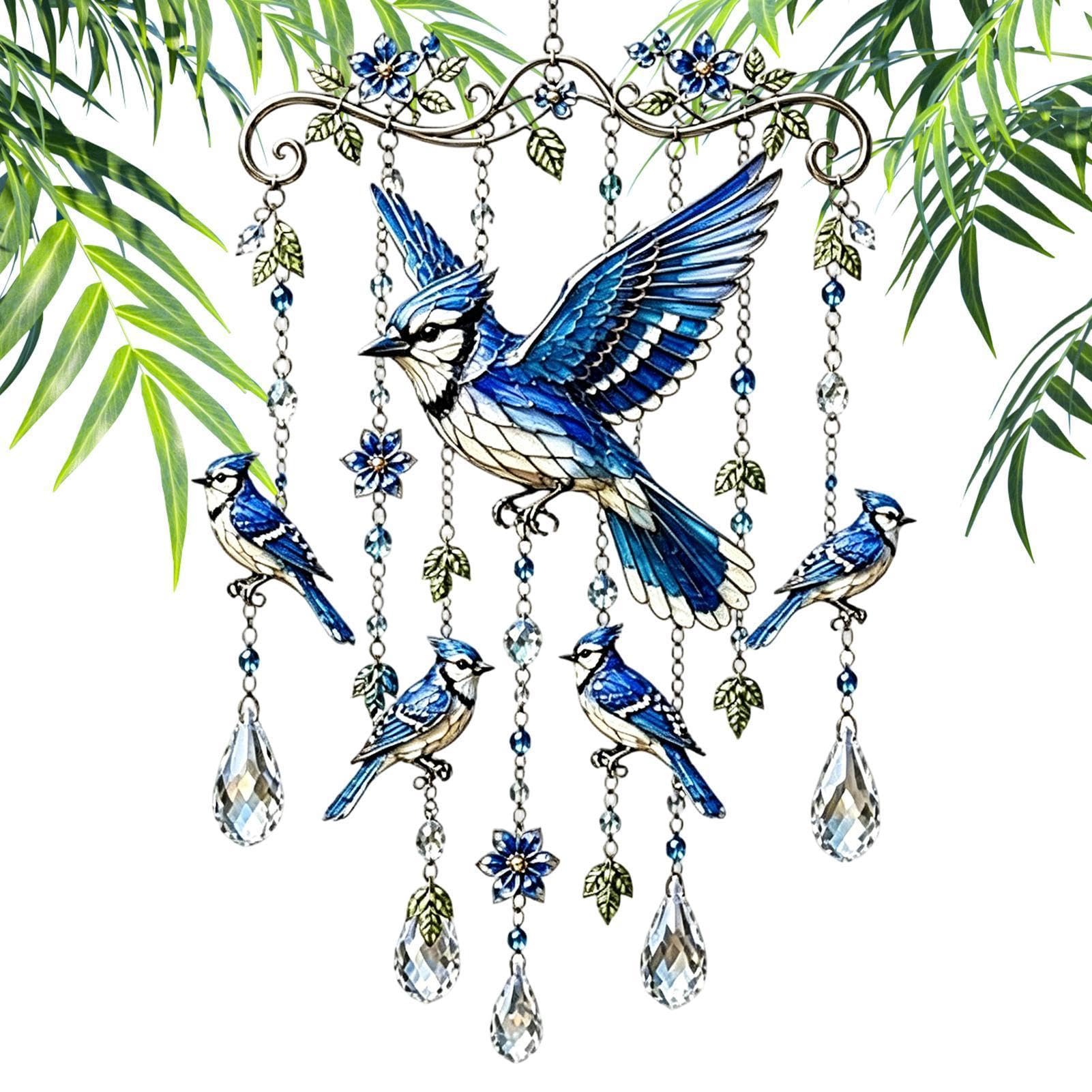 Carillon à vent colibri avec son profond pour décoration d'extérieur