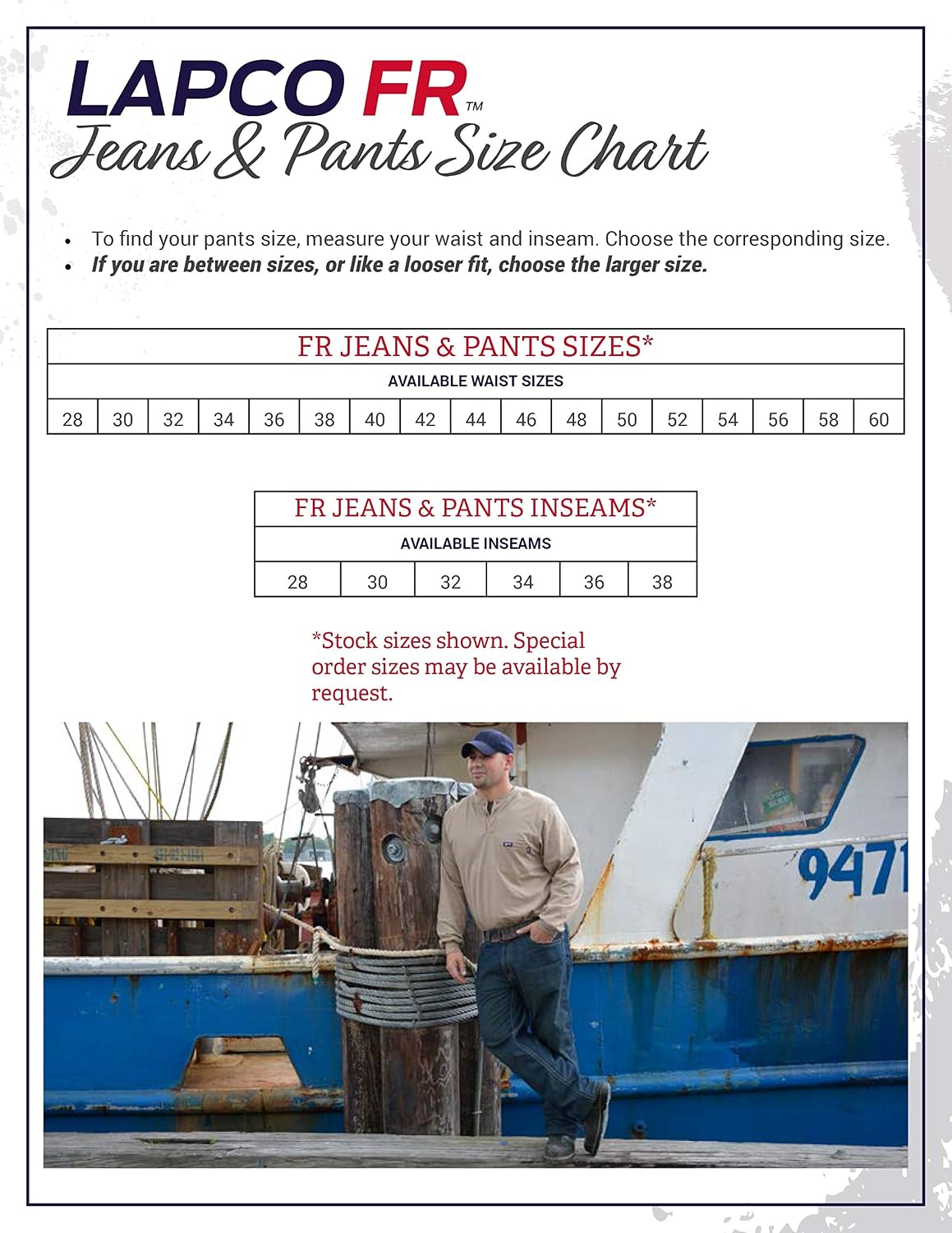 Lapco FR P-GRY7 37X36 Flame Resistant Uniform Pants, 100% Cotton Twill with Moisture Management Finish, HRC 2, NFPA 70E, 7 oz, 37" x 36", Gray