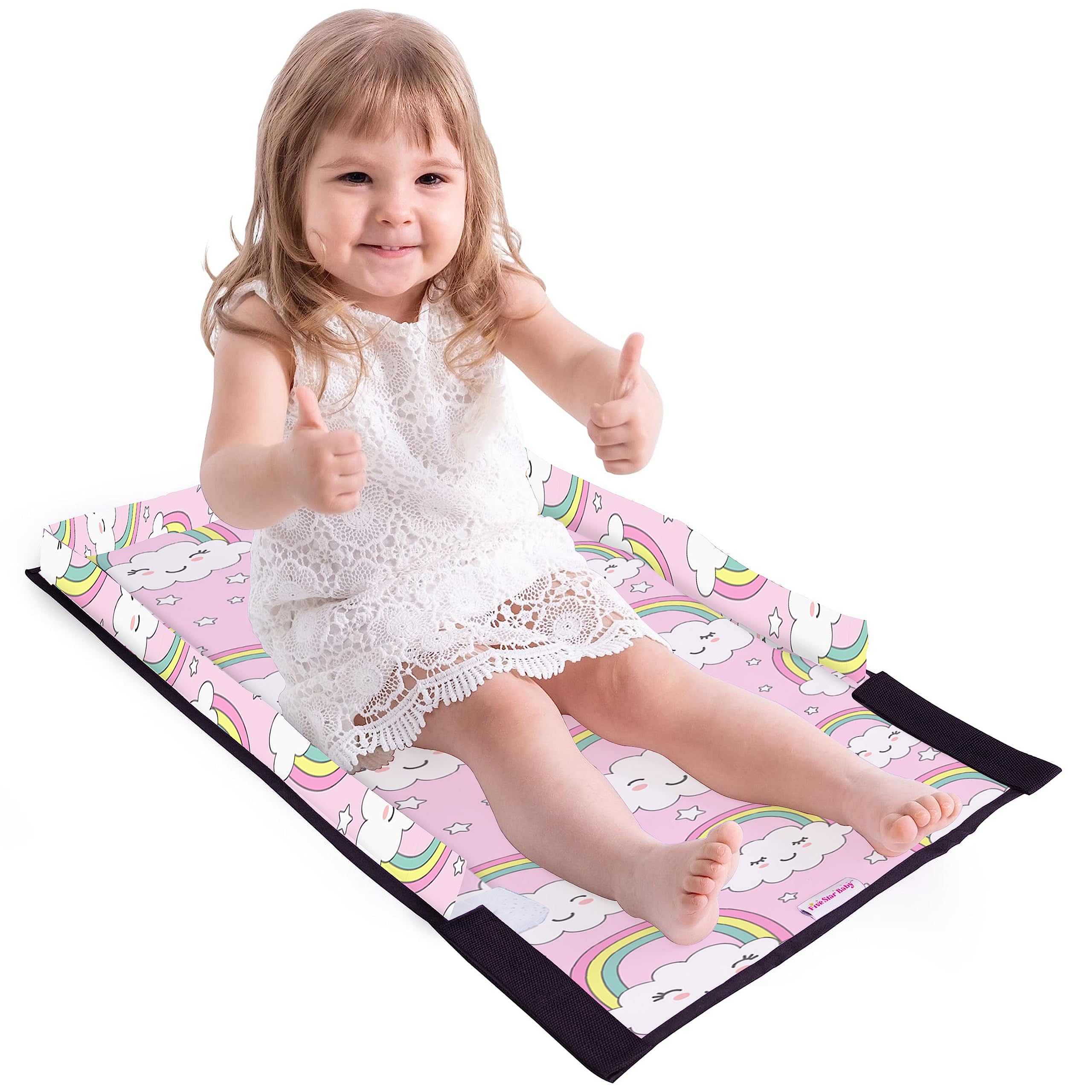 FIVESTARBABY Toddler Airplane Bed - The Ultimate Airplane Travel Essentials for Kids | Airplane Seat Extender for Kids | Premium Airplane Bed for