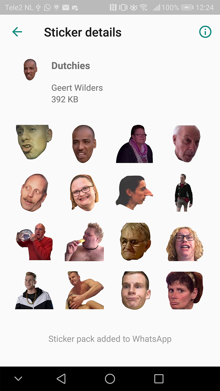 Aplicación Random StickerPack for WhatsApp en Amazon Appstore