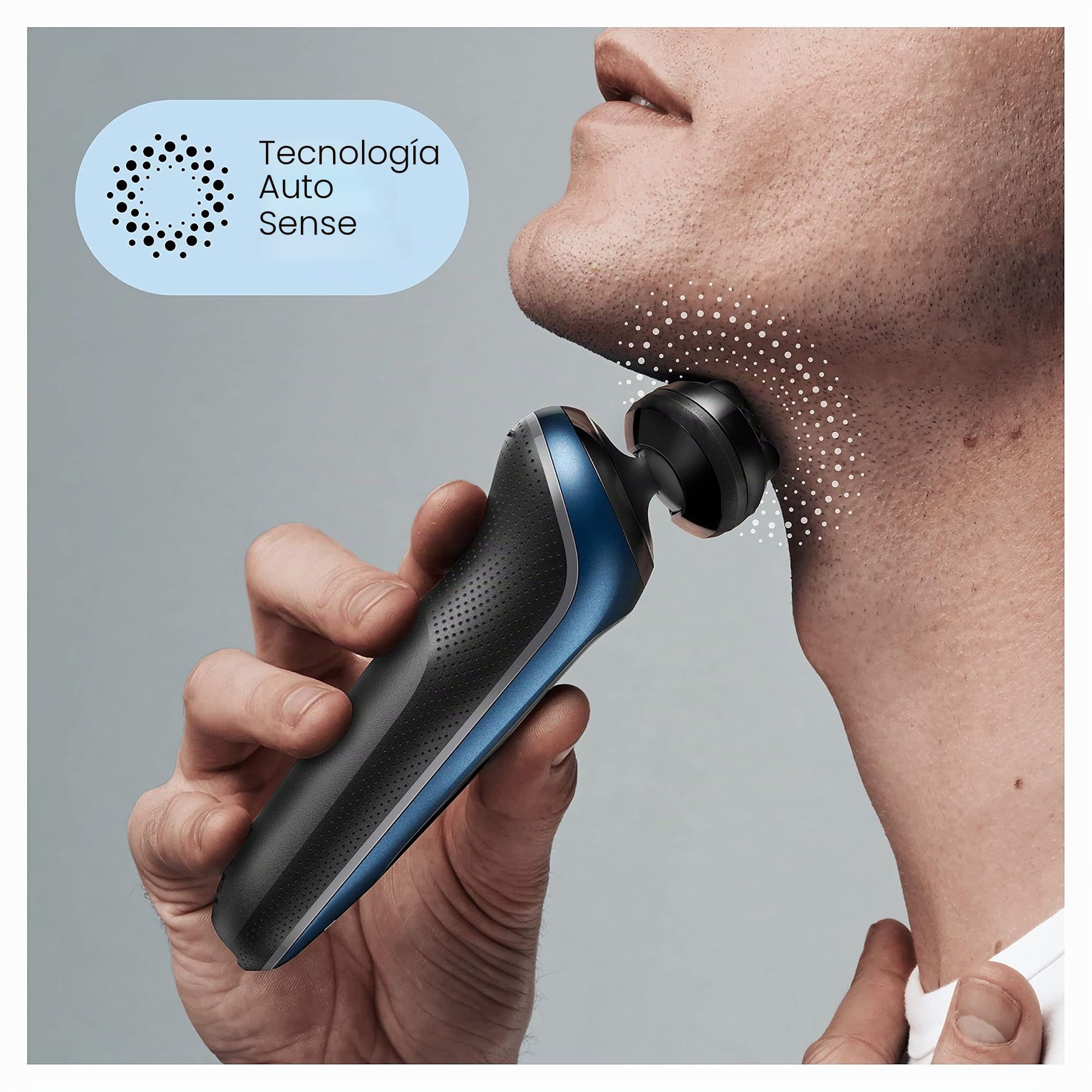Braun Series 6 61-B1500s - Afeitadora eléctrica para hombre, con accesorio EasyClick, afeitadora eléctrica y recortadora de barba, SensoFlex, Wet&Dry, recargable e inalámbrica