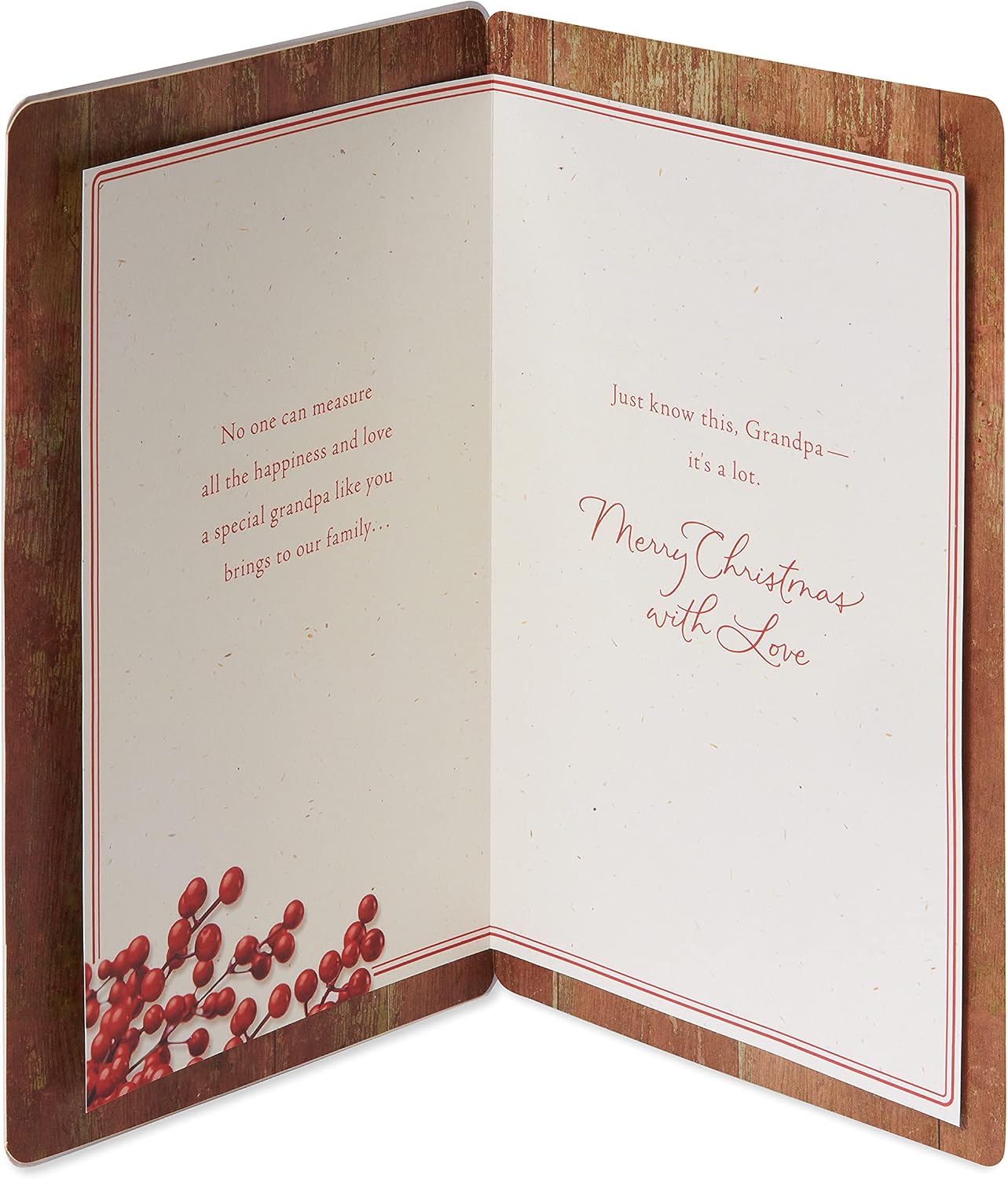 American Greetings Christmas Card for Grandpa (All The Happiness)