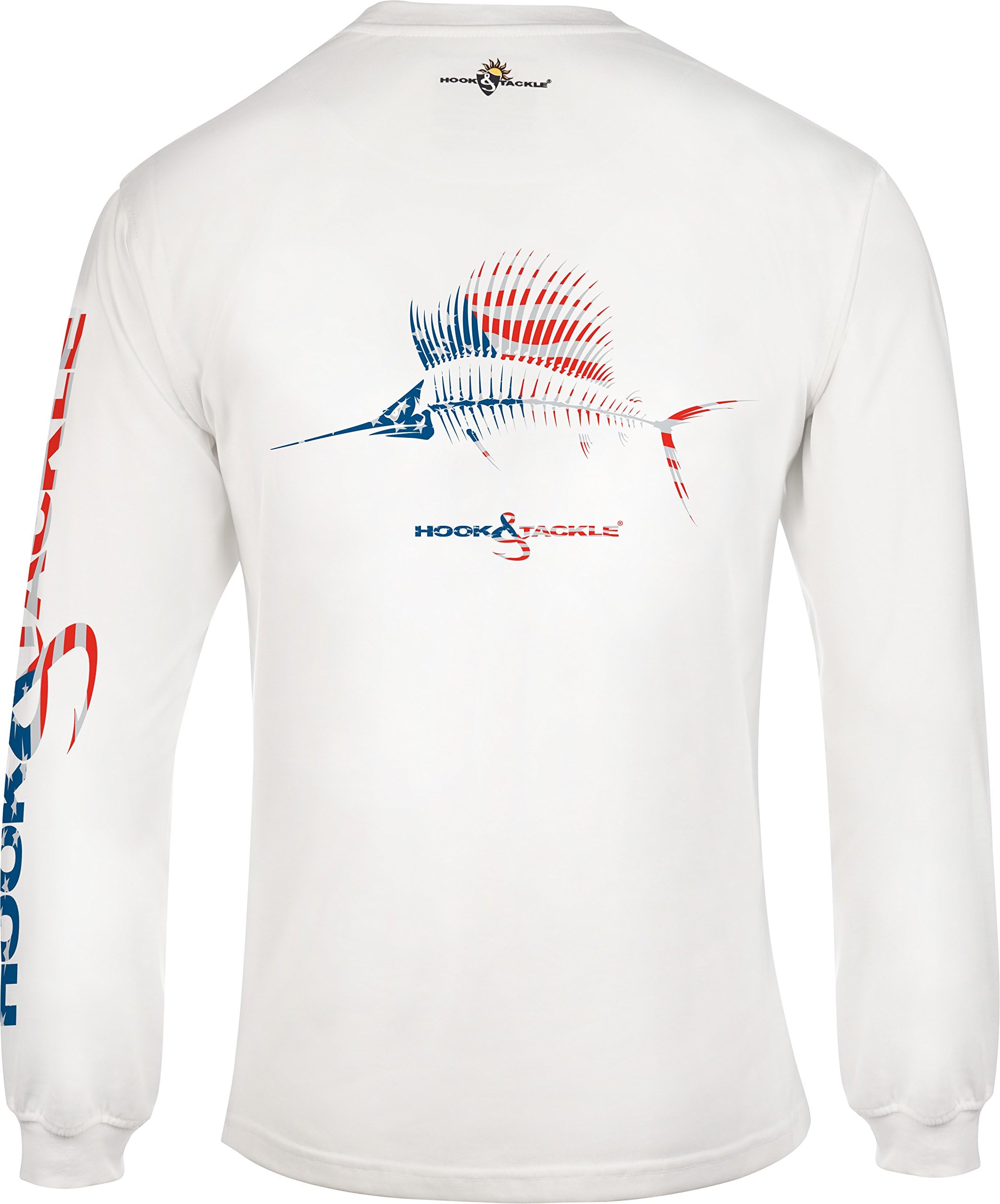 Hook & Tackle Men’s American Sailfish | Long Sleeve | UV Sun Protection | Performance Fishing Shirt