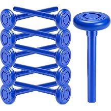 10-Pack 4" Stem Quiet Garage Door Rollers,Sealed 6200ZZ Nylon Garage Door Roller,Quiet&Smooth Garage Door Wheels Replacement Fits 2" Track, 7/16" Stem 4.3" Length,Blue