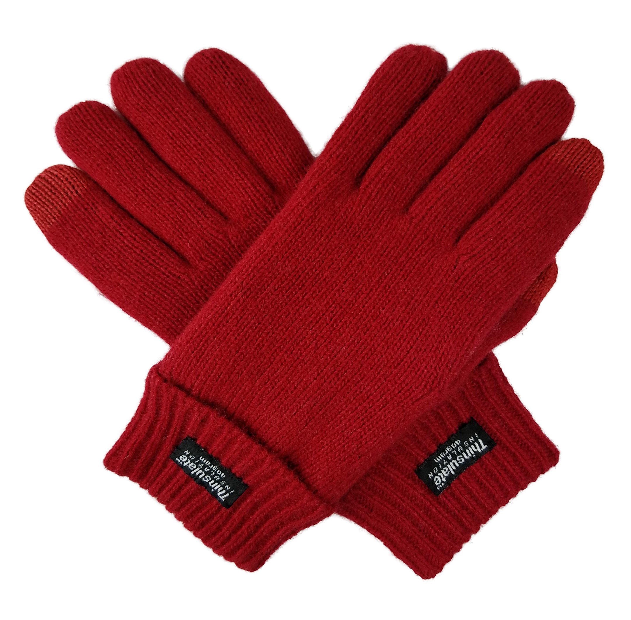 BRUCERIVER Ladie's Wool Knit Gloves with Thinsulate Lining