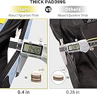 Vista 6 de MUZNOTE Bolsa para Guitarra Eléctrica, Estuche para Guitarra Eléctrica Acolchado Bolsa de Concierto para Guitarra Eléctrica Acolchonado de 0.4