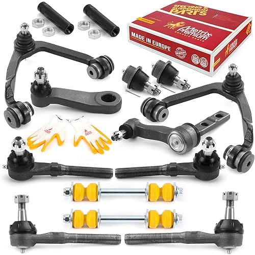 Fabricado en Europa, Metrix Premium Kit de suspensión delantera de 14 piezas compatible con Ford Expedition, Ford F-150, Ford F-150 Heritage, Ford