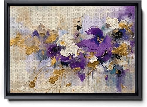 Abstract Horizons, Canvas Painting - Fusion of Acrylic and, Creating Captivating Wall Art