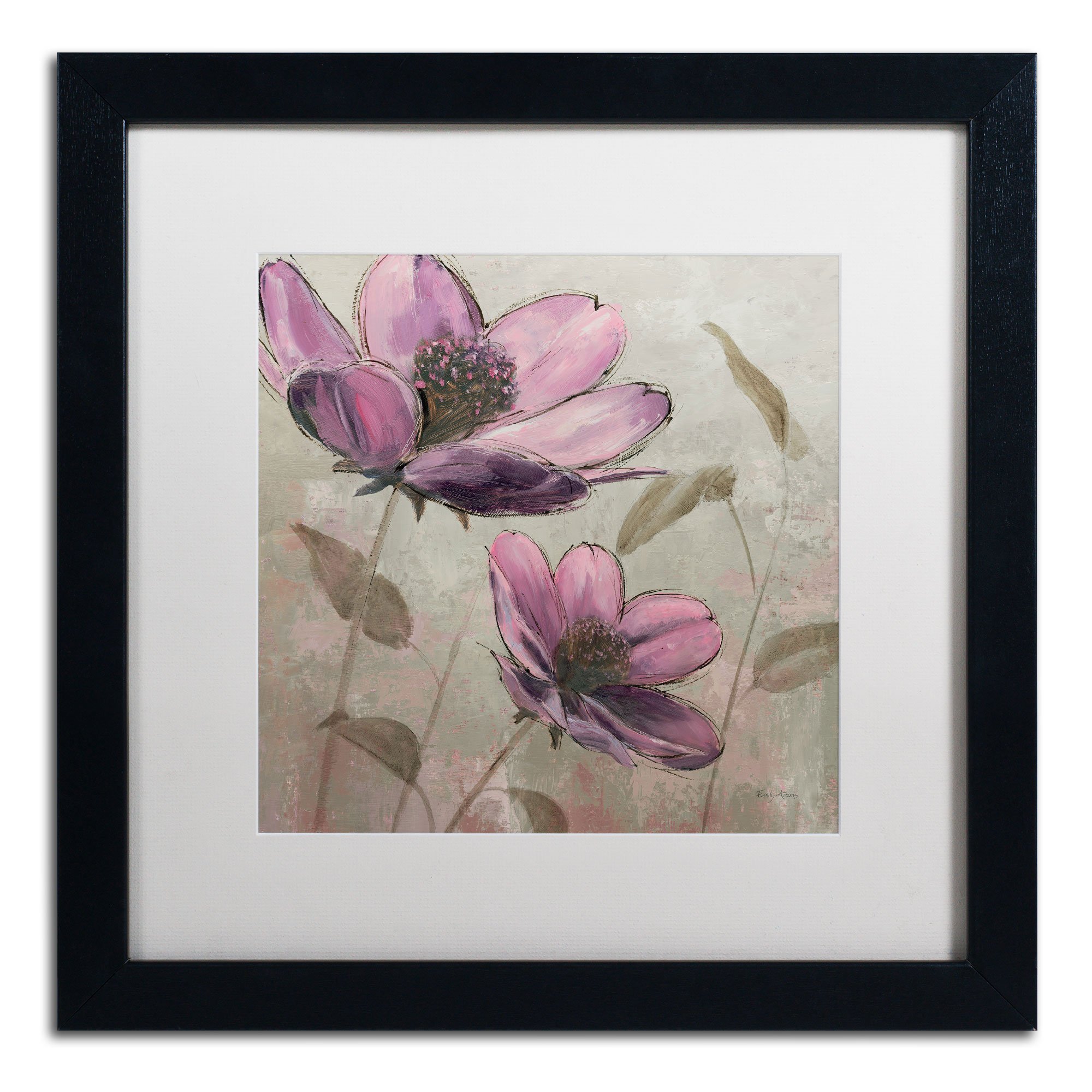Amazon.com: Trademark Fine Art Plum Floral II Artwork Emily Adams