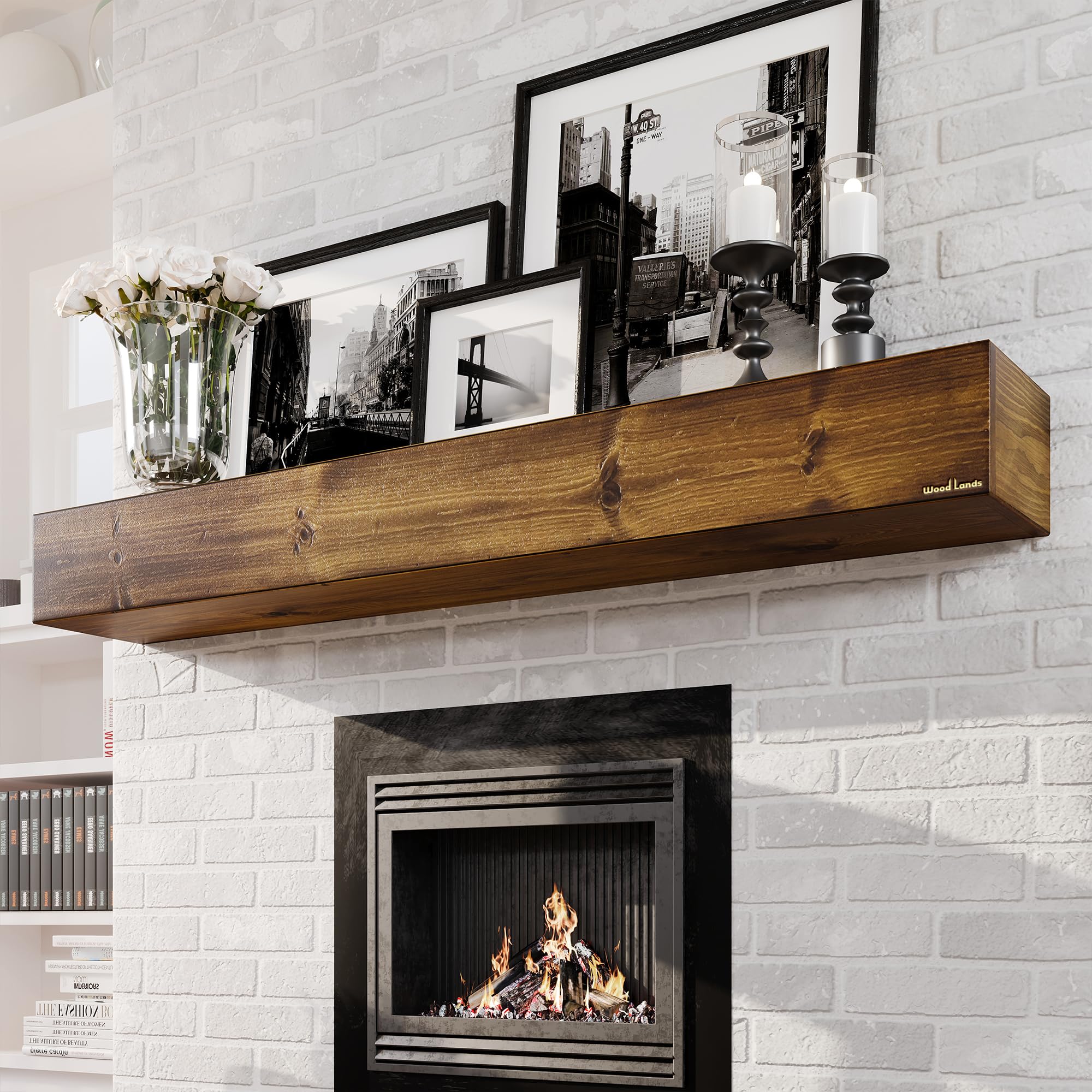 Victorian Style Mantel Shelf