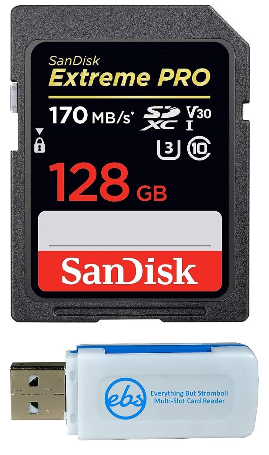 SanDisk Extreme Pro 128GB SD Card for Camera Works with Nikon Z6 II (Z