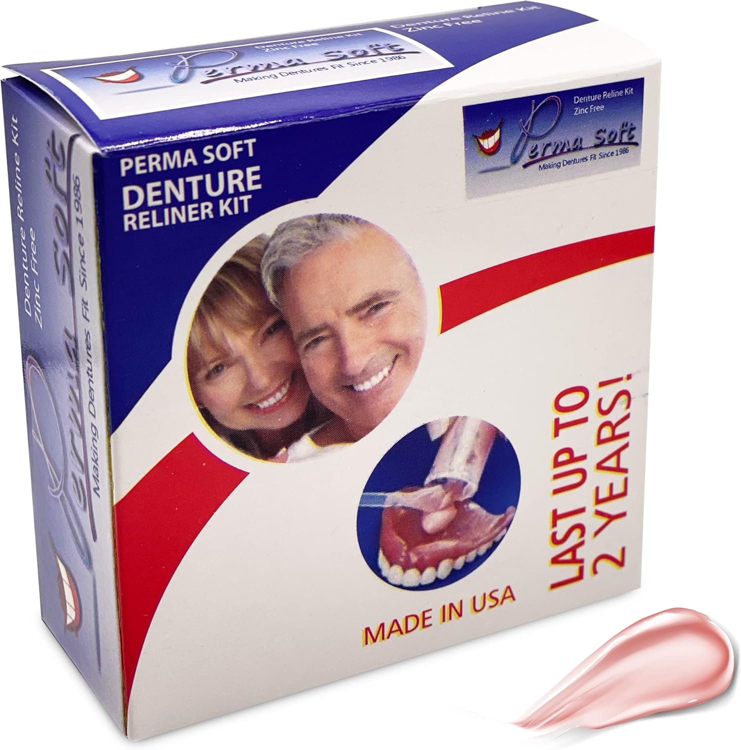 Perma Soft Denture Reliner KitReline 2 Denture Plates Amazon.ca