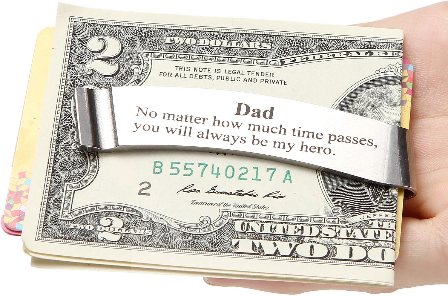 Best Promo FAYERXL Personalized Money Clip Pocket Knife Engraved Father's Day Gift To My Dad/Son From Daughter/Mom (to my son,wherever your journey)