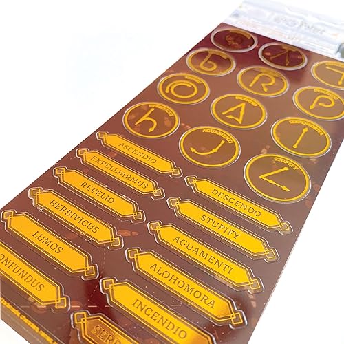 Miniatura 7 de Paper House Productions Harry Potter signos y símbolos de papel de aluminio, paquete múltiple de 6 calcomanías