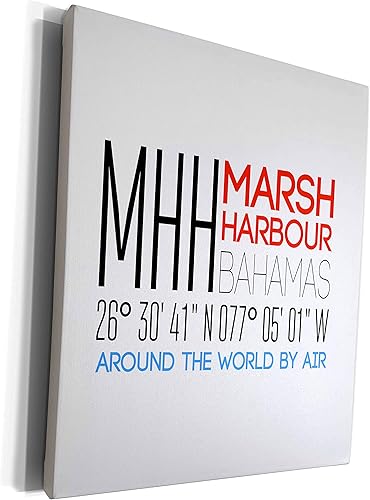 3dRose Marsh Harbour, Abaco, Bahamas, Around the world by... - Museum Grade Canvas Wrap (cw_320401_1)