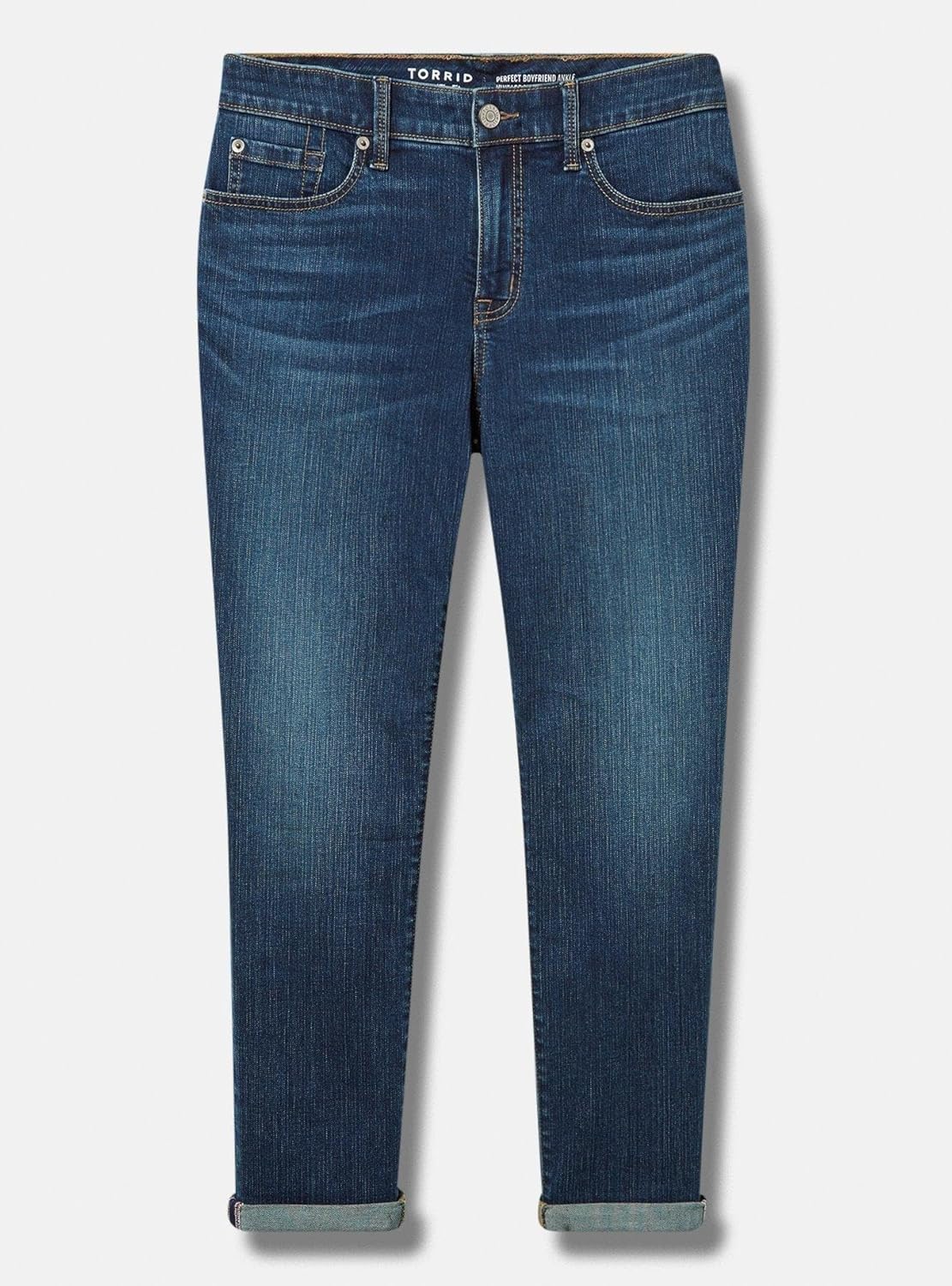 Torrid Women's Plus Size Perfect Boyfriend Mid-Rise Jean - Image 8