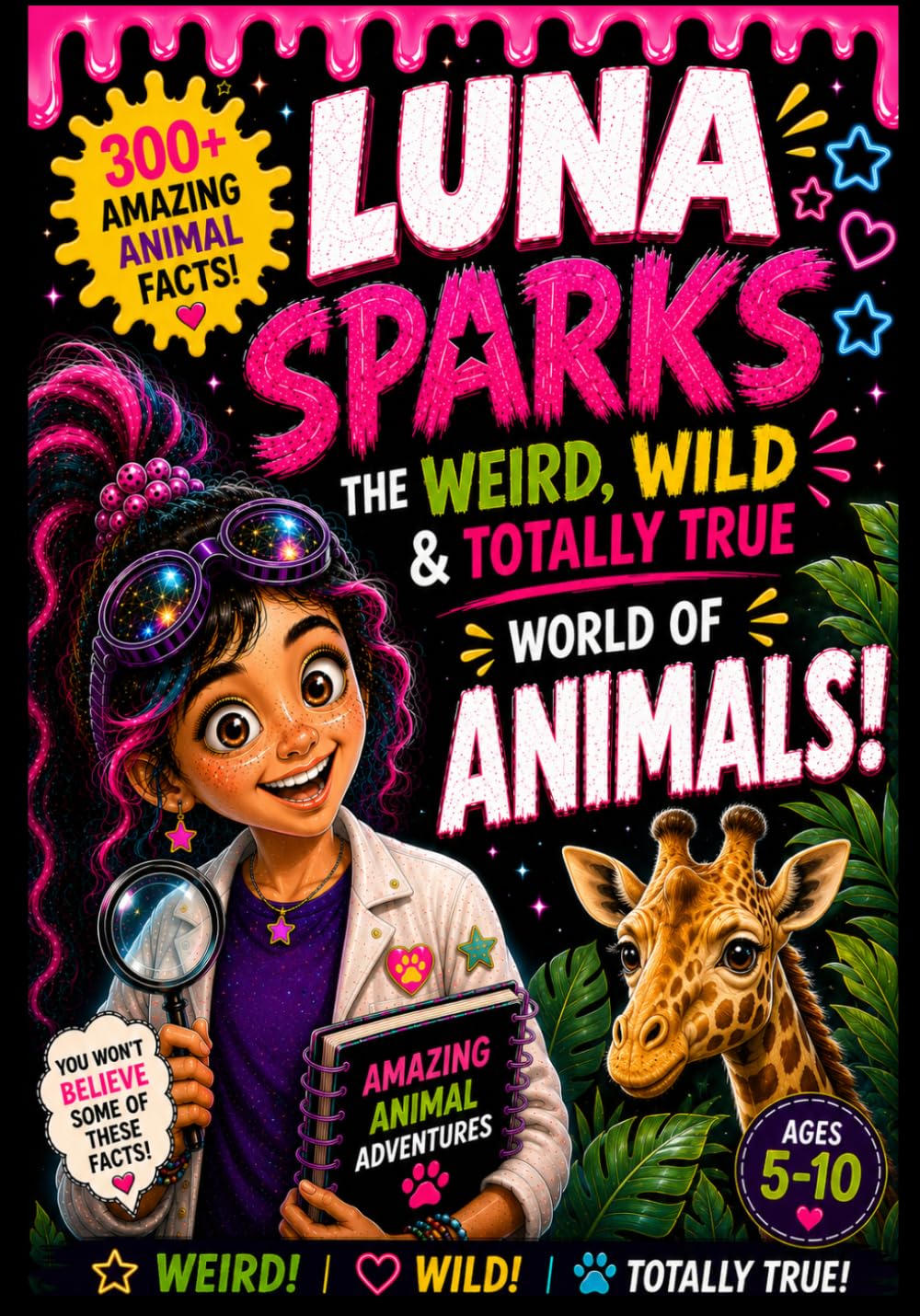 Luna Sparks: The Weird, Wild & Totally True World of Animals: A Full-Color Animal Adventure Packed with 300+ Weird, Wild & Totally True Facts for ... (Luna Sparks’ Weird, Wild & Wonderful World)