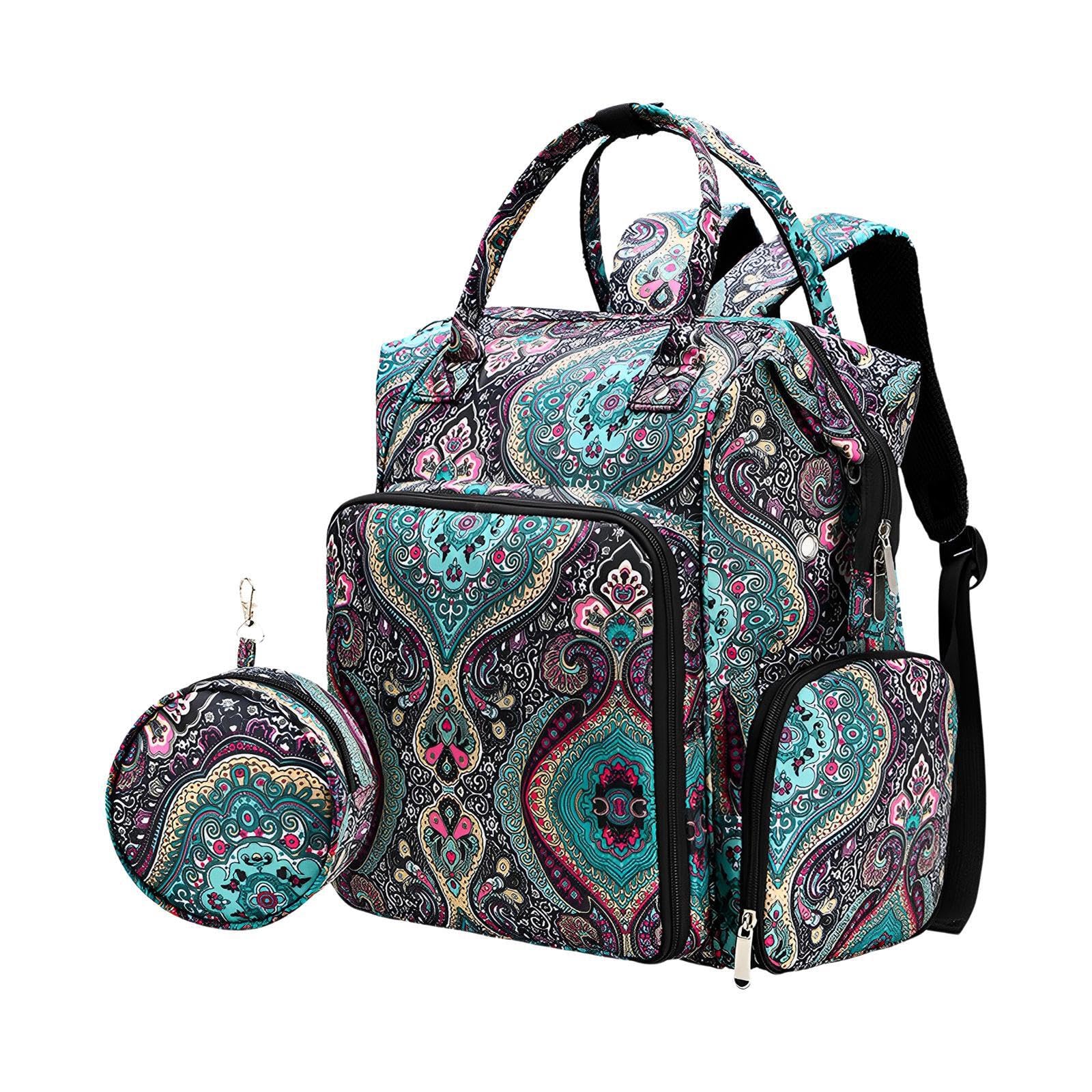 Estuche para agujas de crochet, mochila organizadora de crochet premium, vacía, sin ganchos, combina estilo y funcionalidad, bolsa para tejer con cremallera, organizador
