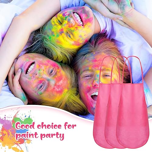 Miniatura 6 de 24 delantales de pintura para niños, para fiestas de pintura, delantales de tela para hornear, cocina