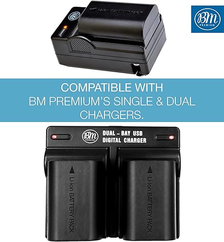 Miniatura 3 de Bm Premium 2-Pack de LP-E6, LP-E6N Baterías para Canon C700, XC10, xc1580d, EOS 60d, EOS 70d, EOS, EOS 5d ii, EOS 5d III, EOS 5d IV, EOS 5DS, EOS