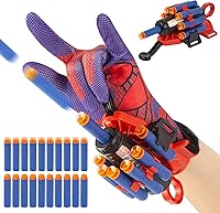 Vista 1 de Spider Gloves Man Web Shooter Toy with Wrist, Spider Launcher Gloves Cosplay Toy Set for Kids