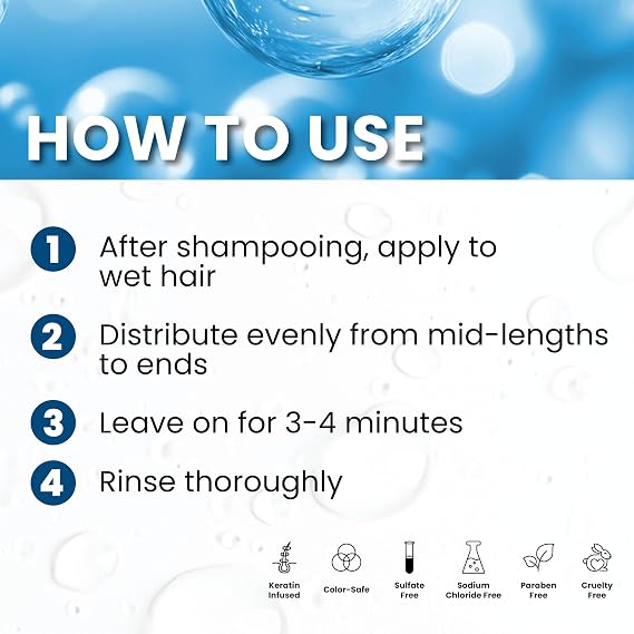Keratherapy Keratin Infused Moisture Conditioner, 33.8 fl. oz., 1000 ml - Hydrating & Moisturizing Conditioner for Dry Hair with Collagen, Jojoba Oil, Kerabond Technology