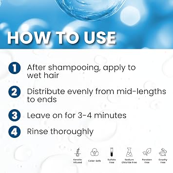 Keratherapy Keratin Infused Moisture Conditioner, 33.8 fl. oz., 1000 ml - Hydrating & Moisturizing Conditioner for Dry Hair with Collagen, Jojoba Oil, Kerabond Technology