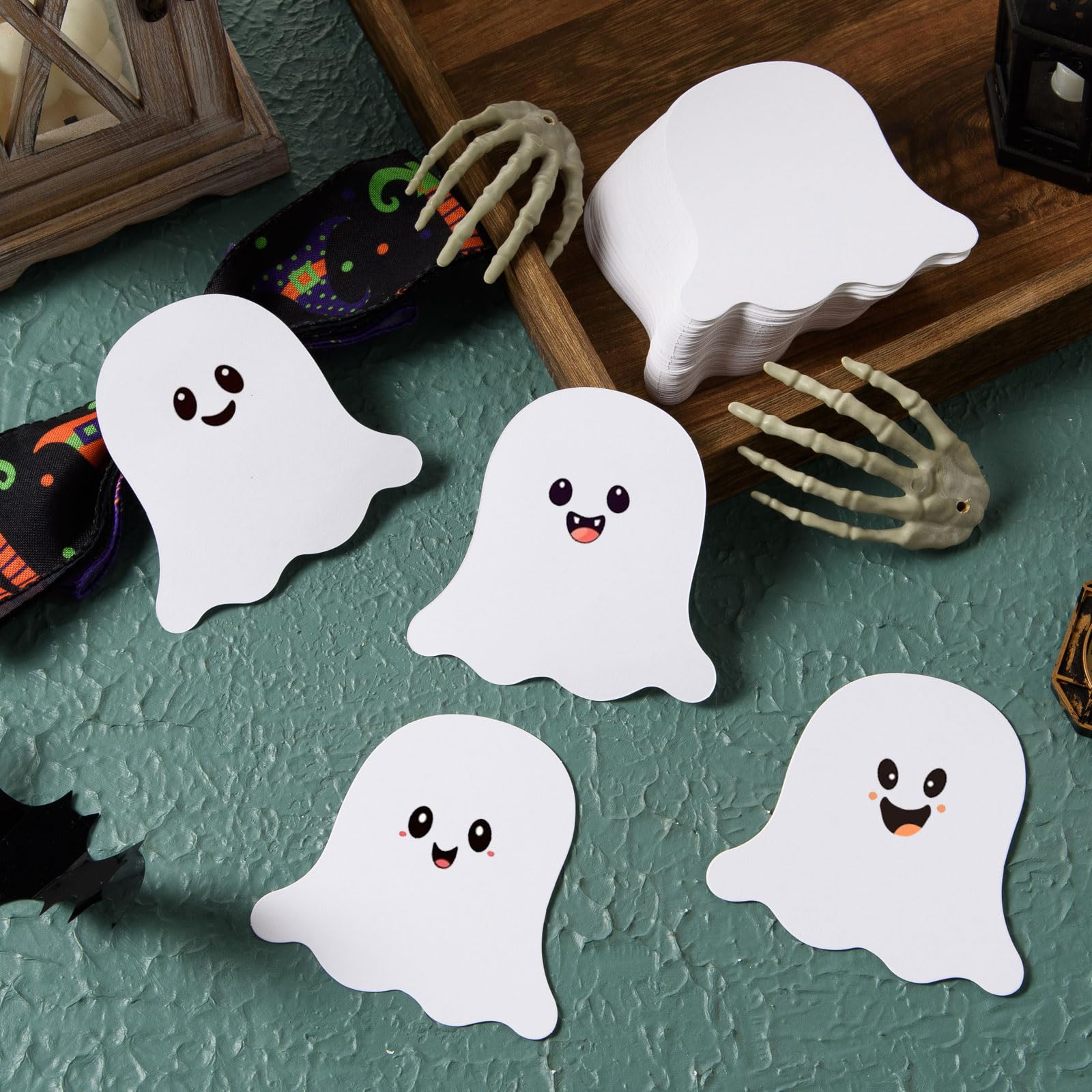 Construction Paper Ghost Halloween Blow Paint Ghosts Easy Preschool