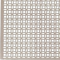M-D Building Products 57010 Satin Nickel Elliptical Aluminum Sheet 12x24x0.020in - Rustproof for DIY Indoor Outdoor Projects