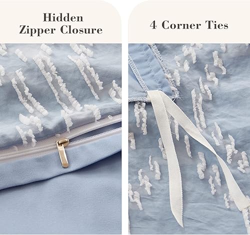 Miniatura 6 de EMME Juego de funda de edredón de microfibra, juego de funda de edredón tamaño Queen, juegos de ropa de cama bohemia, tamaño Queen para todas las