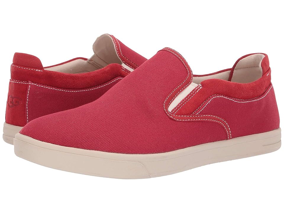 

UGG Mateo Canvas (Samba Red) Men's Slip on Shoes