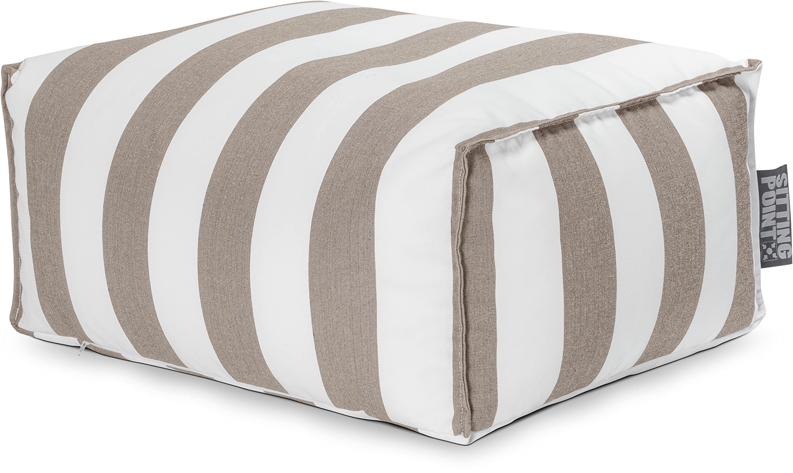Sitting Point Sitzsack SANTORIN ROLL Taupe outdoorgeeignet
