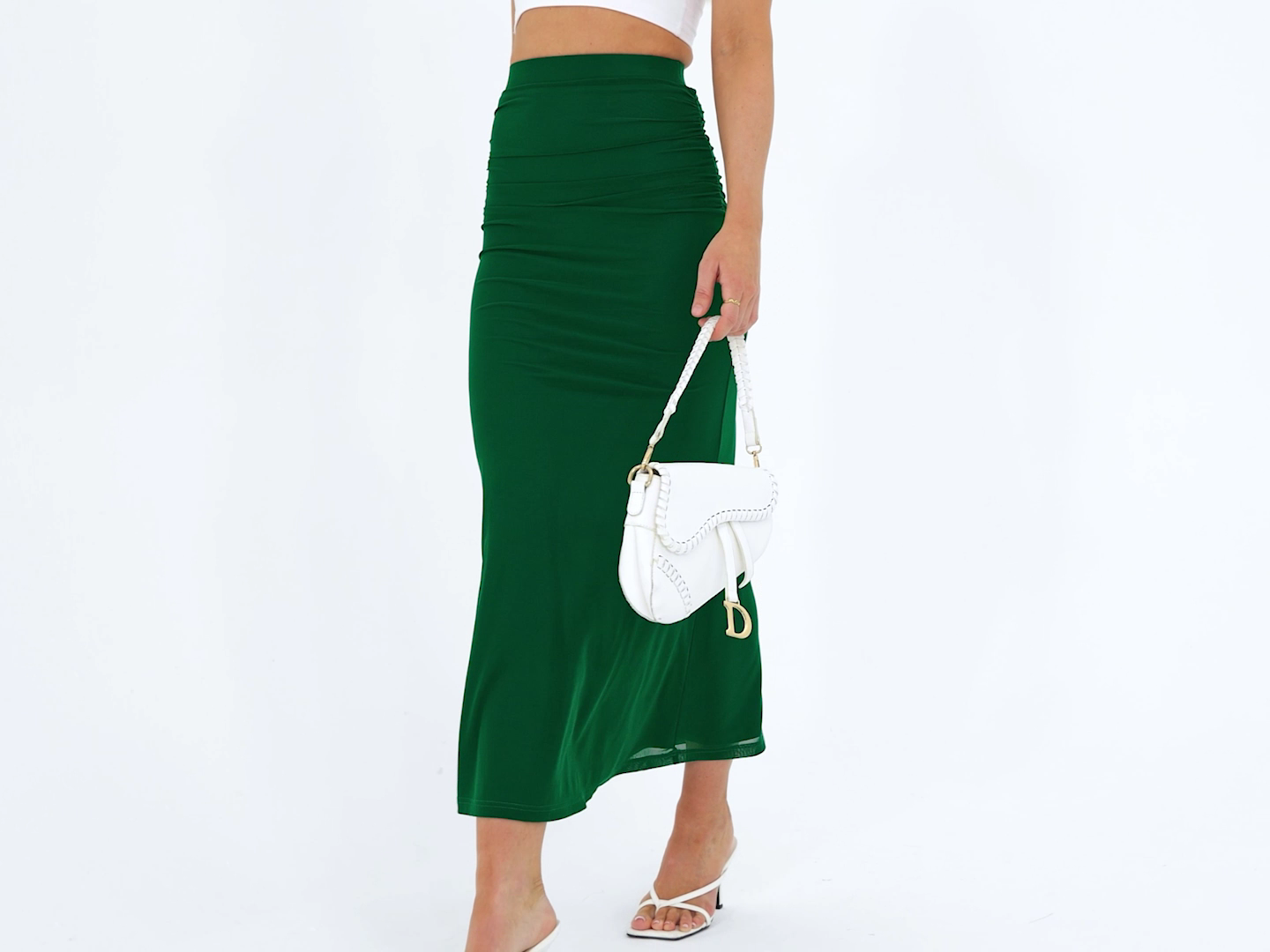 PRETTYGARDEN Women Fitted Mesh Mermaid Skirt 2026 Spring Summer