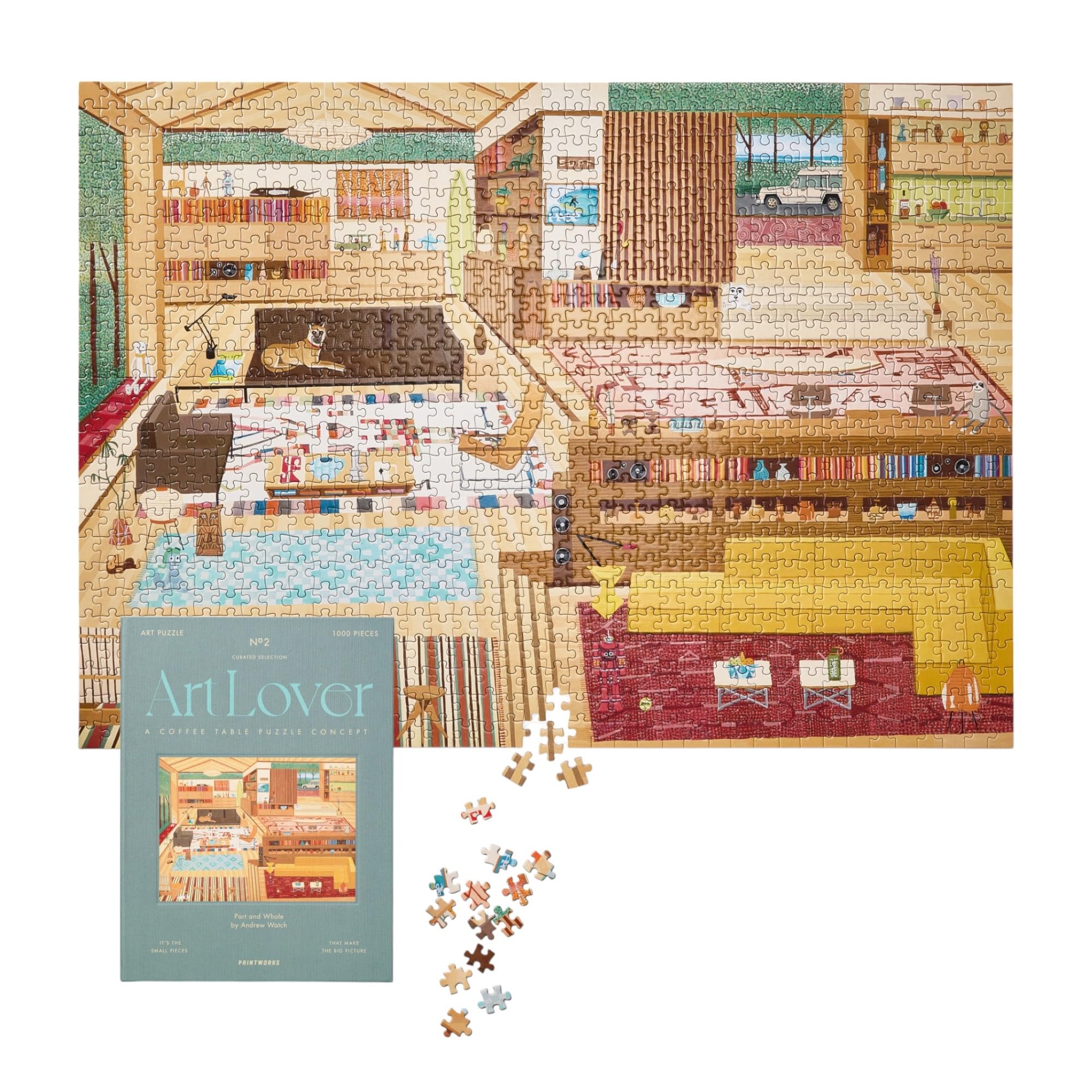 Amazon.com: Printworks Art Lover Book Puzzle – 1000 Piece, Part