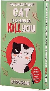 Boxer Gifts How to Tell If Your Cat is Trying Kill You Card Game | Hilarious Evil for Lovers | Great Gift Friends, GA3126