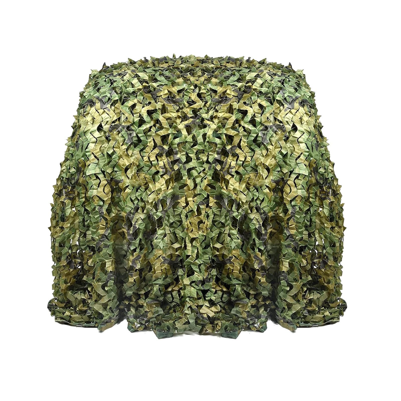Wzdxfnld One Color Camo Netting 1M 2M 4M 5M 6M 7M 8M 9M 10M Woodland Camouflage Netting For Camping Shooting Hunting Outdoor Hiding Play Garden Heavy Duty Military Camo Net Sunscreen Mesh Nets Decoration(6M X 8M)