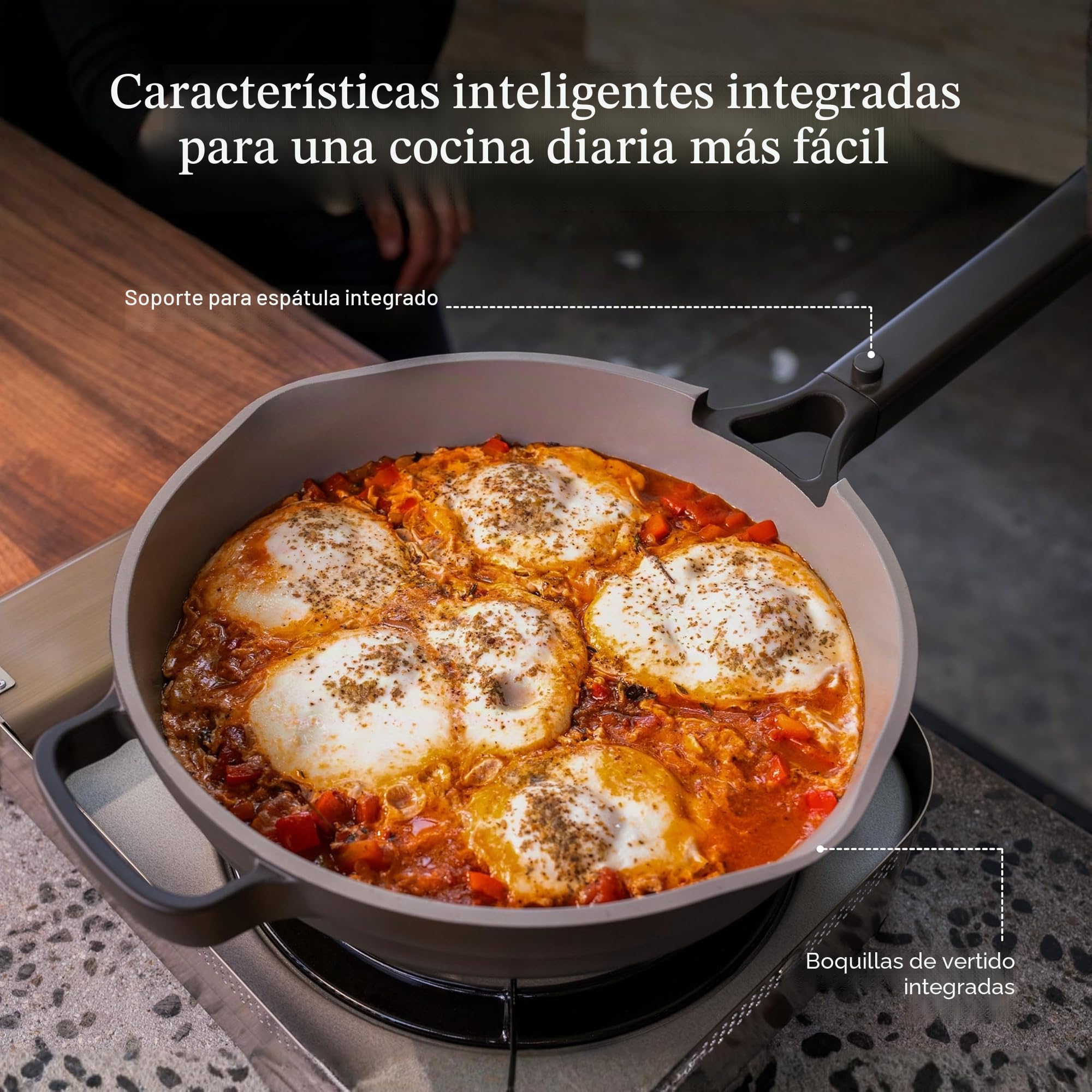 Our Place Always Pan - Utensilios de cocina antiadherentes, sin toxinas, de 2 a 10.5 pulgadas, sartén aluminio 10 en 1 patentada, segura para horno y inducción