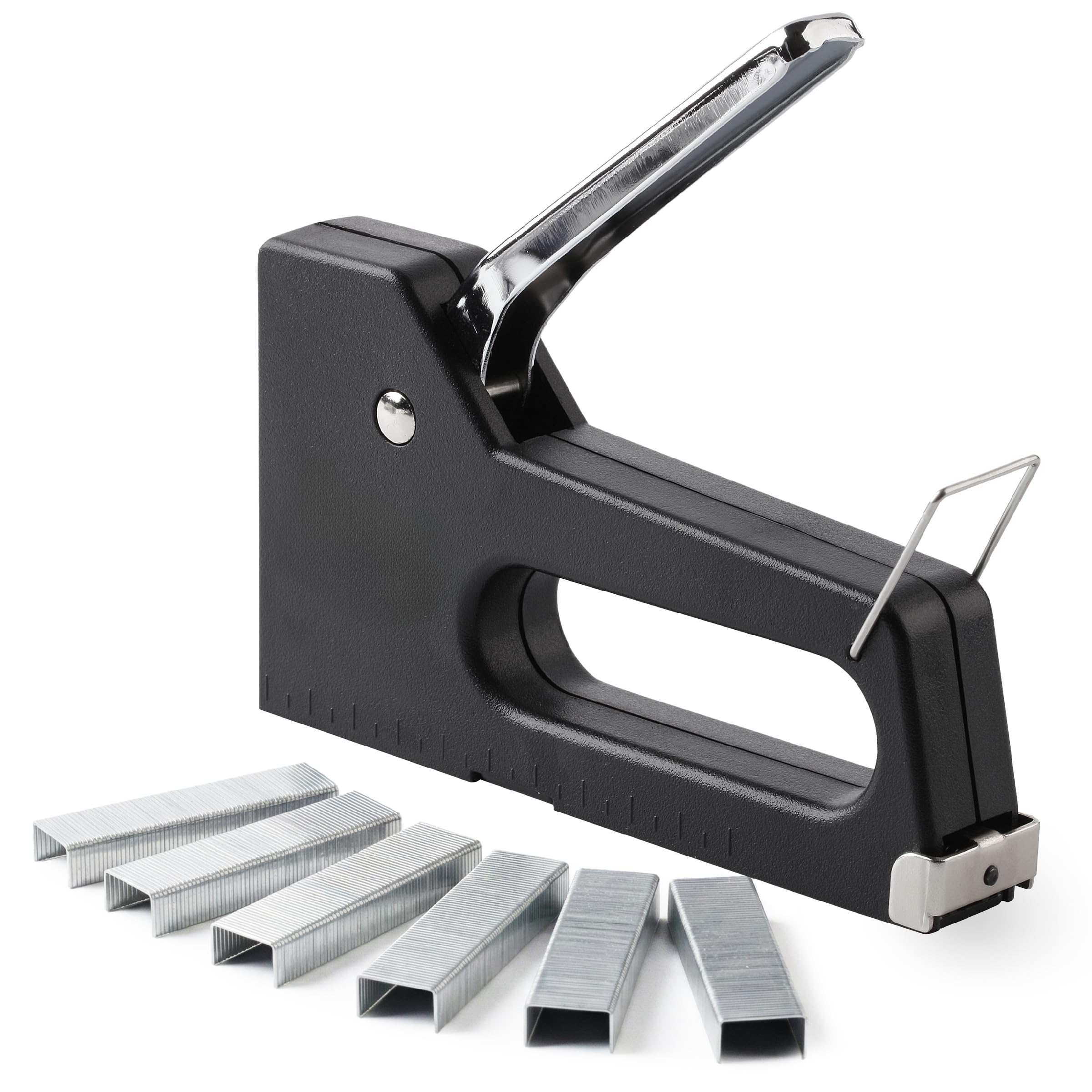 Mr. Pen Black - Light Duty Staple Gun With 2000 Staples, 5/16 Inch, Upholstery Staple Gun For Fabric, Wall, Wood Stapler For Crafts, Cloth, Diy