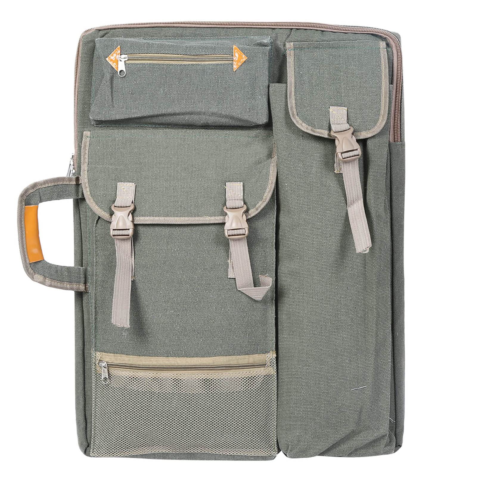 Bolsa de Arte Multifuncional, Impermeable, para Tablero de Dibujo, Gris Ceniza, 66x50cm