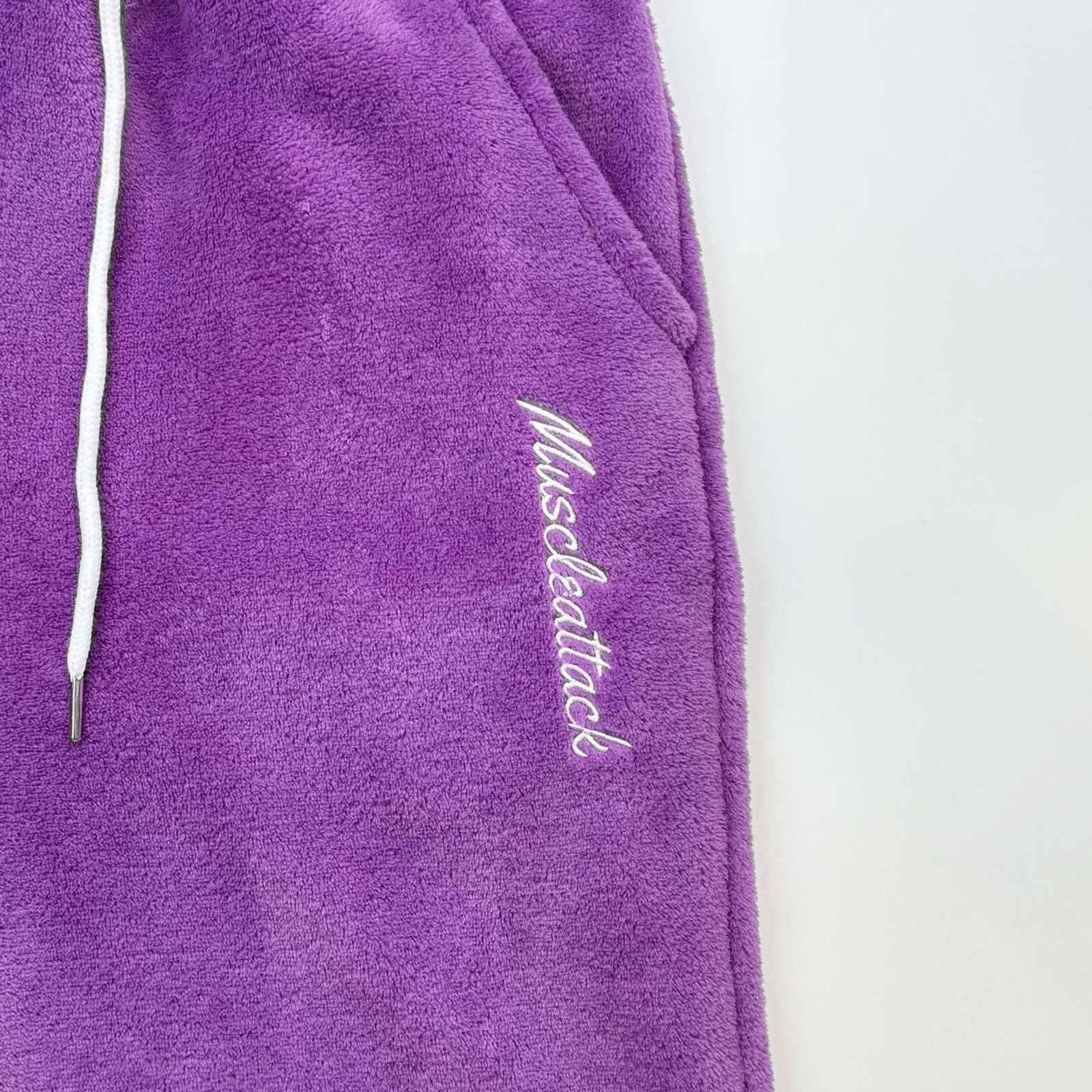 Generisch Chándal de forro polar cálido para hombre con capucha para correr, informal, conjunto de ropa de salón con bolsillos, ajuste suave y cómodo para el día a día, ocio en invierno