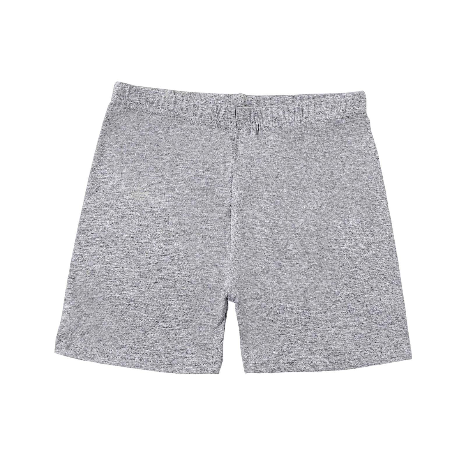 Generisch Mädchen Kurze Leggings Baumwolle Radlerhose Sommer Activewear Shorts, Kinder Unter Kleid Hosen, Elastische Sporthose Turnhose Sommerhose für Sport Laufen Tanz Wandern