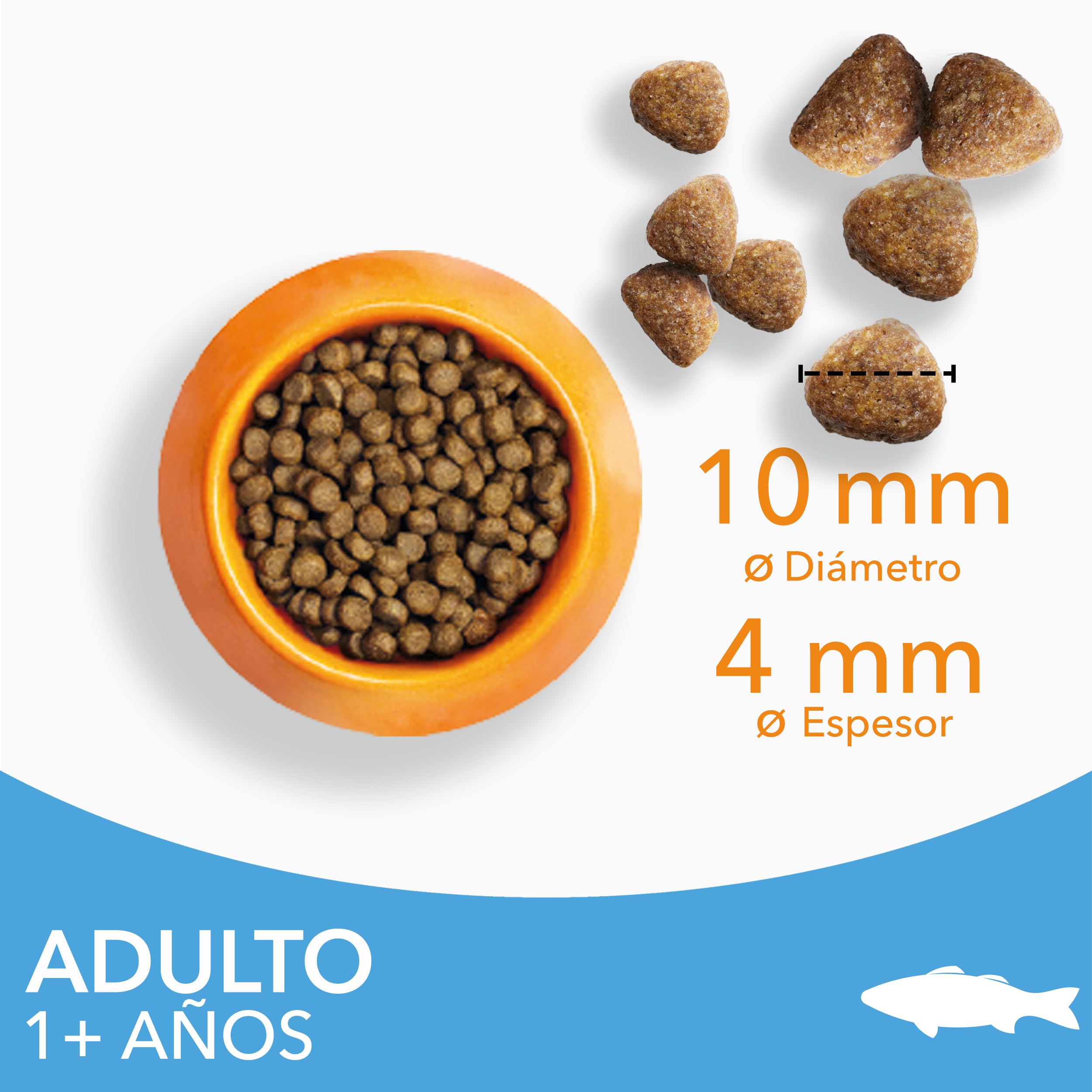 IAMS Alimento seco para Gatos con Pescado oceánico, Comida Seca para Gatos Adultos de más de 1 año, 3 kg