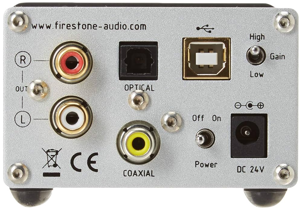 Firestone Audio Firestone 「Fubar 4 Plus-SL（フーバー4 プラス-SL）」 DAC内蔵 ヘッドフォンアンプ wyw801m Firestone Audio Fubar IV Plus - Black USB DAC/Headphone