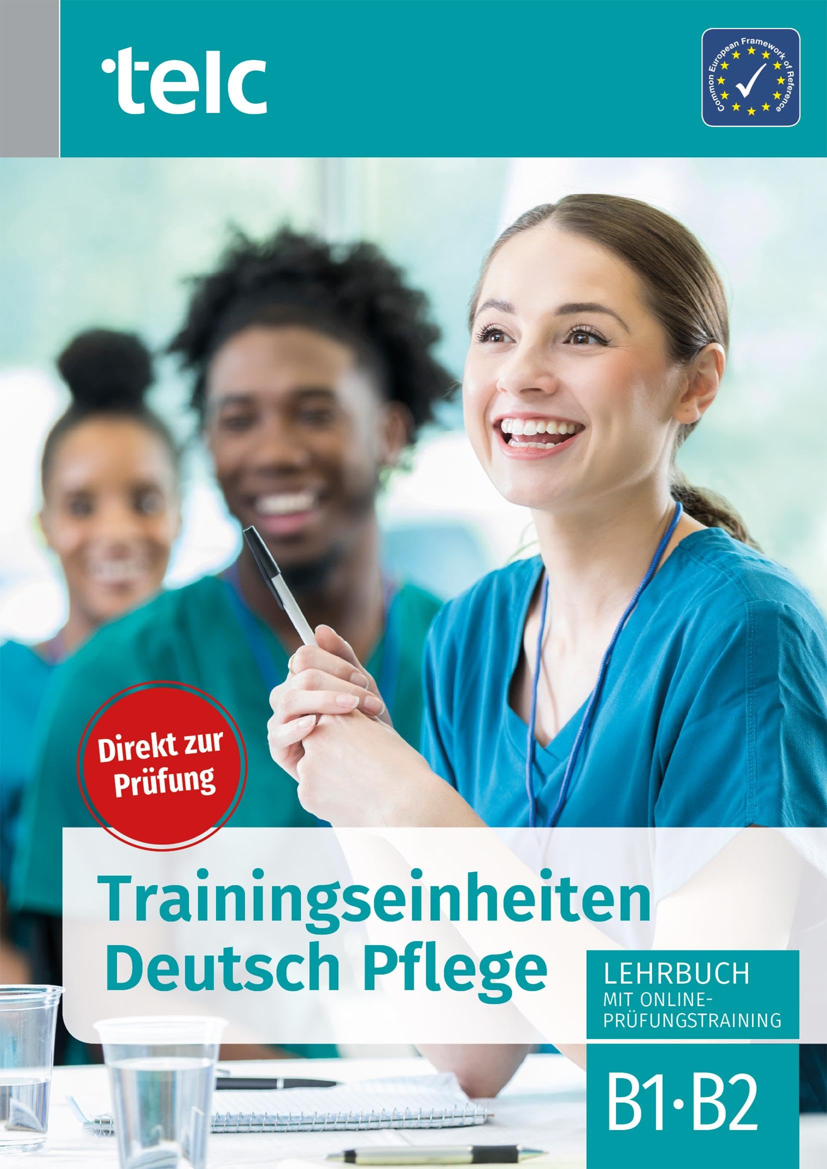 Trainingseinheiten Deutsch Pflege: Lehrbuch mit Online-Prüfungstraining